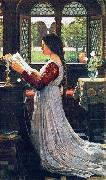 John William Waterhouse The Missal painting
